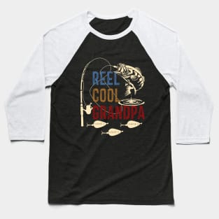 Reel Cool Grandpa Baseball T-Shirt